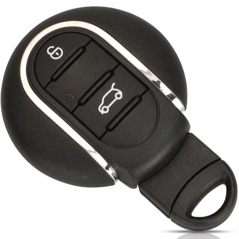 3/4 Buttons Smart Remote Car Key Shell Cover Fob Case For BMW Mini Cooper 2015 2016 2017 2018 With Emergency Key Blade
