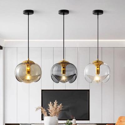 Bauhaus Glass Pendant Light: Post-Modern Nordic Style for Kitchen, Bar, Living Room, Bedroom, or Bedside Lighting