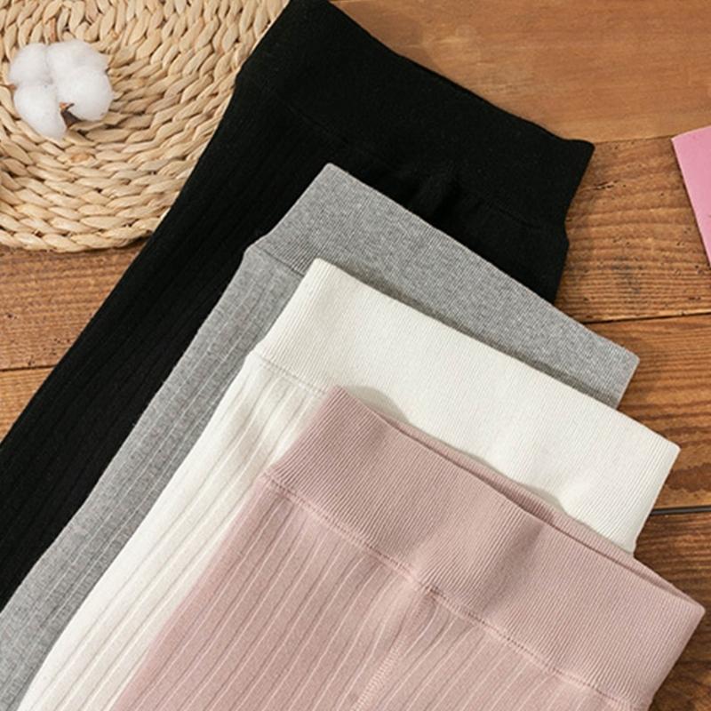 Baby Mädchen Strumpfhose Warm und Weich Kinder Thermo Leggings Einfarbig Schleifchen Dekor Strumpfhose für Kalte Jahreszeiten