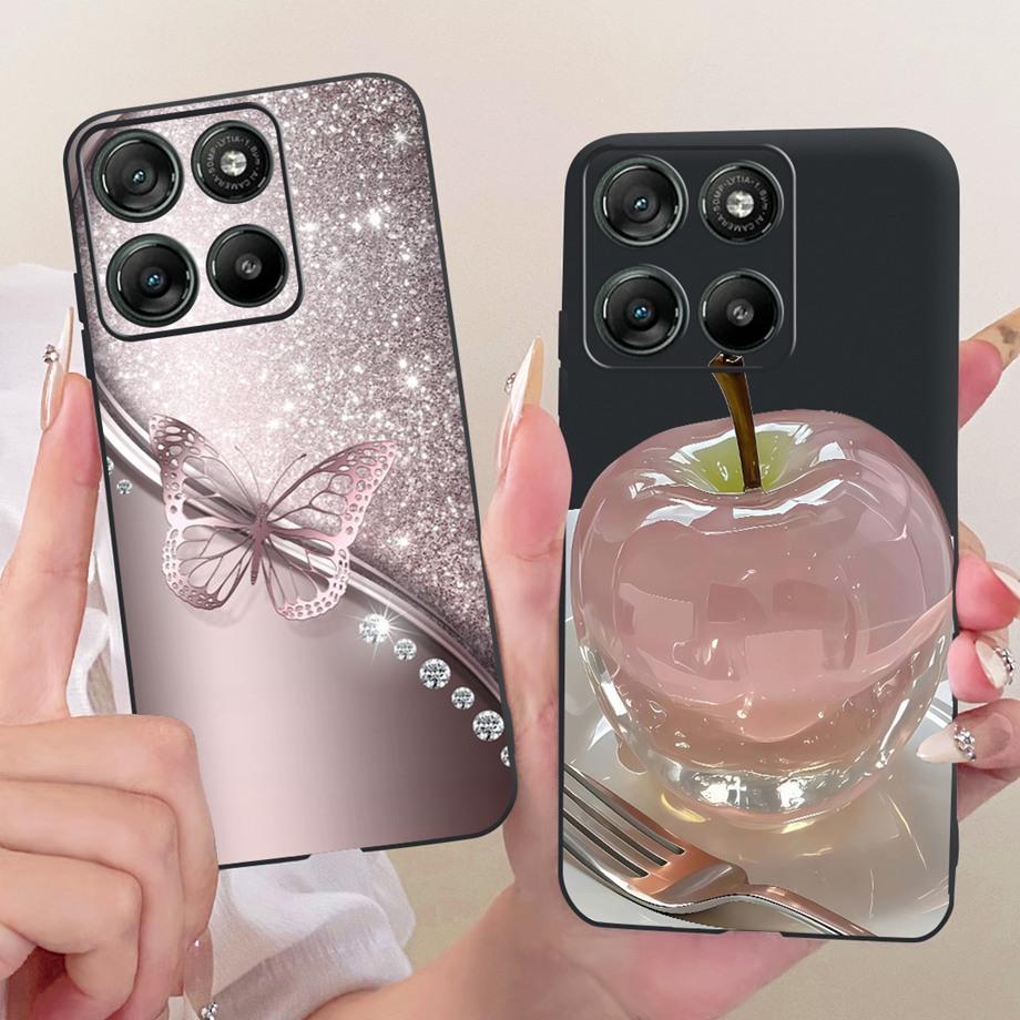 For Motorola Moto G67 Power G57 Power Phone Case Soft Silicone Cover Butterfly Dragon Cat Floral Design Capa Motorola G57 Funda