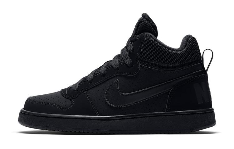 Nike Court Borough Mid GS Triple Black 36