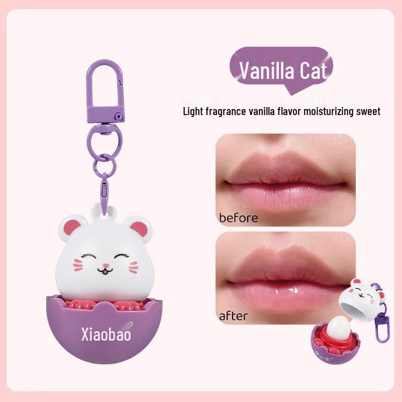 Kua Xiaobao Children's Roly-Poly Moisturizing Lip Balm for Infants and Toddlers - Nourishing and Hydrating Care.