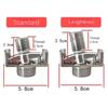 Universal Curved Foot Shower Faucet Installation Accessories Lengthened Adjustable Angle Shower Valve Universal Curved Foot