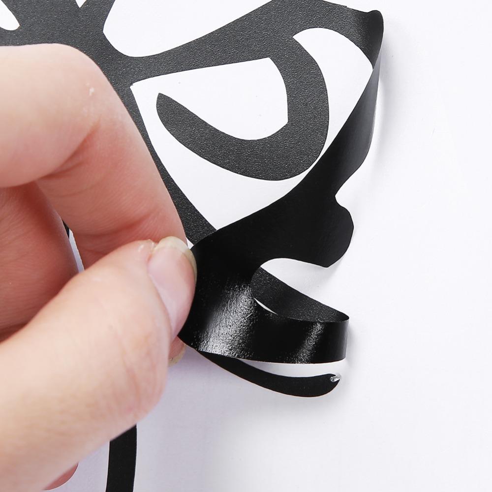 3Pcs Removable Adhesive Removable Wall Decals PVC Self Adhesive Wallpaper Home Wall Decoration