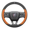Buick Car Steering Wheel Cover: Genuine Leather for Angkewei Plus, LaCrosse, Regal, Verano, Velite 6, GL8