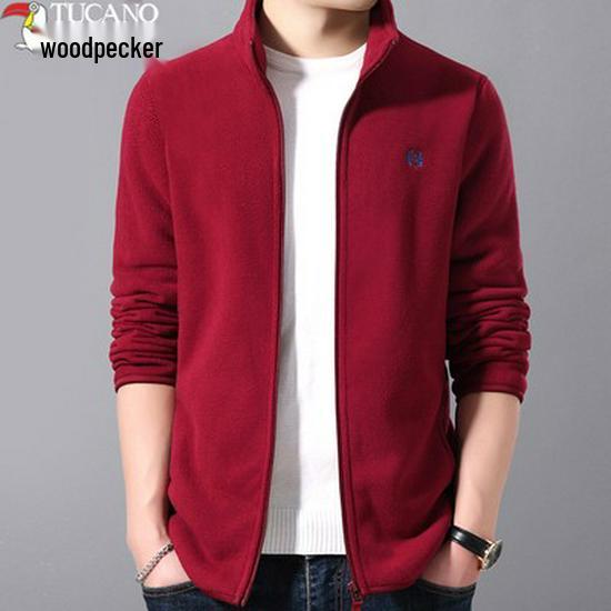 

Woodpecker Men s Lambswool-Lined Polar Fleece Winter Jacket M for 90-105 lbs