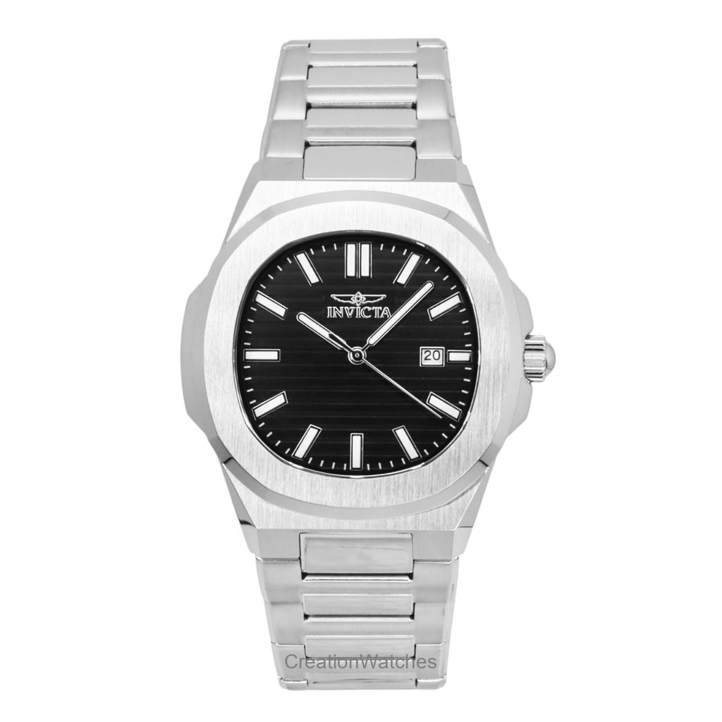 INVICTA Speedway Stainless Steel Black Dial Quartz 48319 Men's Watch