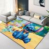1ks Koberec s motivem Lilo a Stitch od Disneyho Kobercová plocha Protiskluzový koberec Ručně omyvatelná podložka Vhodné do obývacího pokoje Ložnice Domácí dekorace
