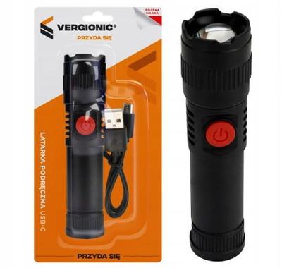 2W USBC Handheld Flashlight, Small and Compact