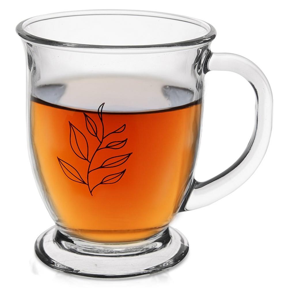Taza de vidrio de 450 ml