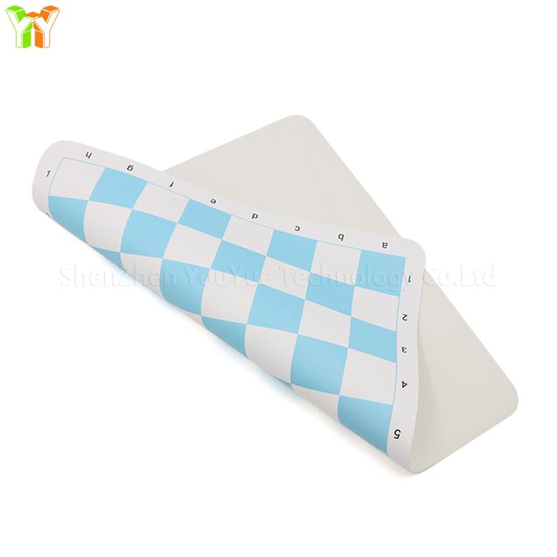 

Новая универсальная сворачивающаяся кожаная шахматная доска Легкий турнирный шахматный мат Портативная мягкая сворачивающаяся шахматная доска для начинающих синий