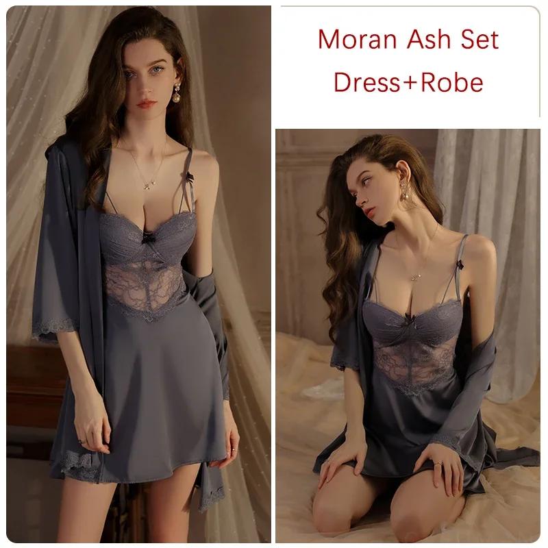 

Шелковая пижама, женский пижамный комплект, повседневное удобное платье на подтяжках с бюстгальтером, сексуальная женская пижама M