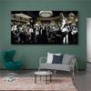 Musik-Sänger-Star versammelt sich, großes Wohnzimmer, Öl-Leinwand-Gemälde, Wandkunst, Poster und Drucke für Schlafzimmer, Heimdekoration, ungerahmt