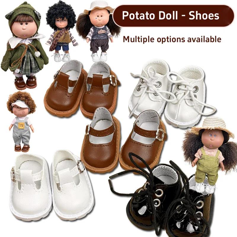 Spain Doll's Shoes Suitable For 24cm Potato Doll Mia Pu Leather Shoes Diy Casual Sports Shoe Toy Outfits(only Shoes)accessories