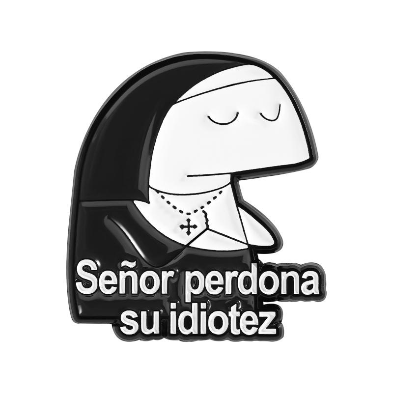 Flork Meme Emaille-Pins Lustige Einfache Strichmännchen-Broschen Anstecknadeln Cartoon Tier Katzen Schmuck Geschenk für Familie Freunde