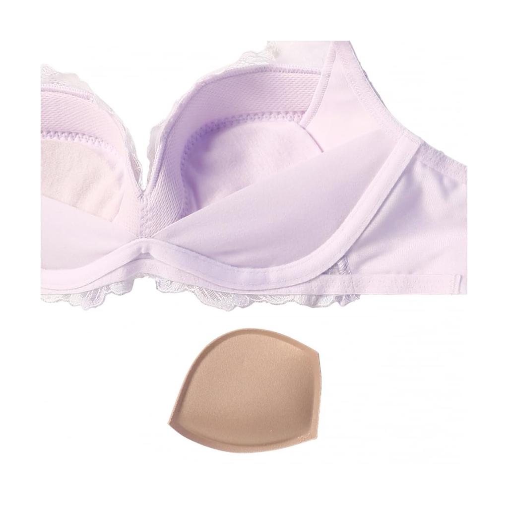 Angel Bra Magical Firmness 606 Bra M021 Size E80 [Triumph] Non-Wired (Purple)