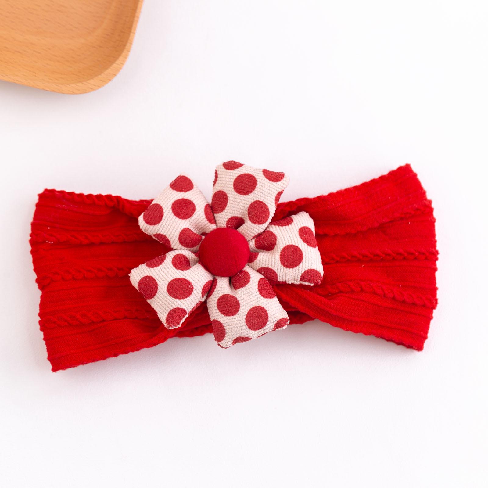 Cute Tiger Flower Baby Headband - Pure Cotton, Korean Style Hair Accessory for Boys & Girls