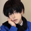 Heat Resistant Anime Men Wigs Synthetic Hair Male Cosplay Wig Full Head Short Straight  Wig  Party