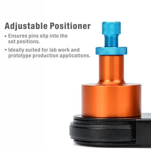 IWISS M22520/1-01 (HDT-48-00), 4-Indent Crimping Tool for Contact Pins, MIL-Spec, for DEUTSCH DT, DTM, and DTP, 0.12 to 3.5 sq.