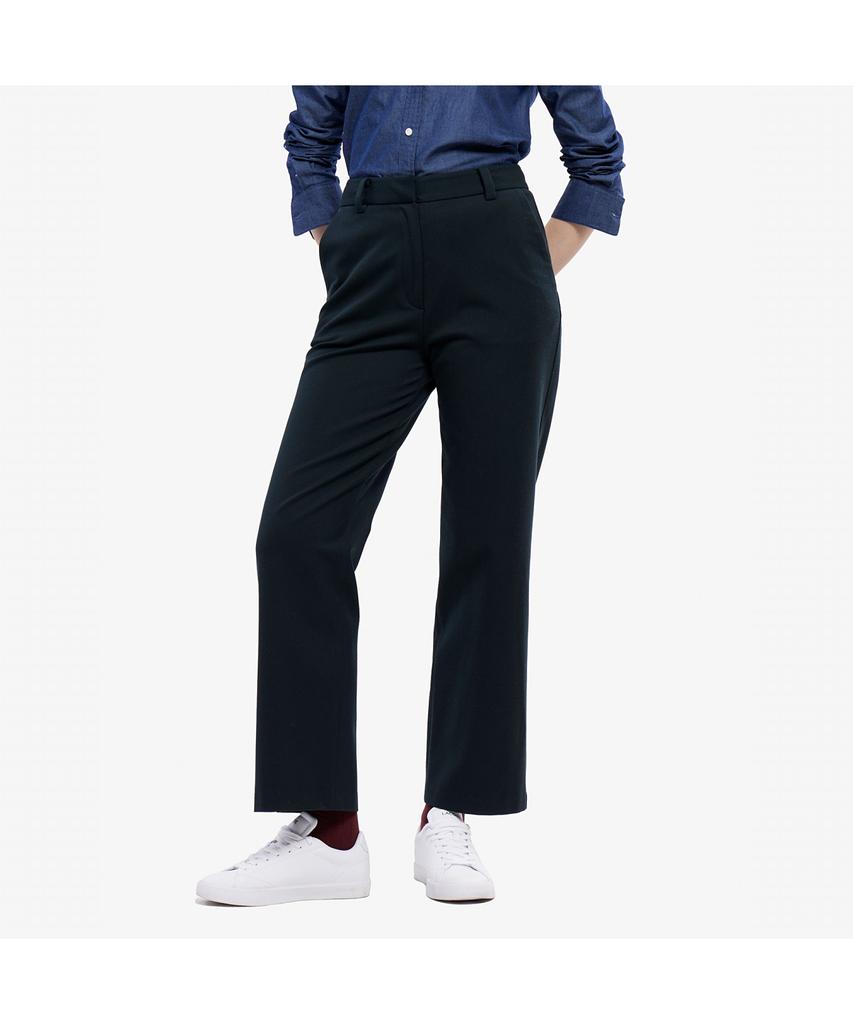 LACOSTE Women'S Straight Fw Flannel Crop Pants Hf671E-55N Yzp