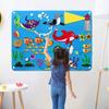 Felt Boards Wall Hanging Cartoon Pattern Story DIY Board Toy