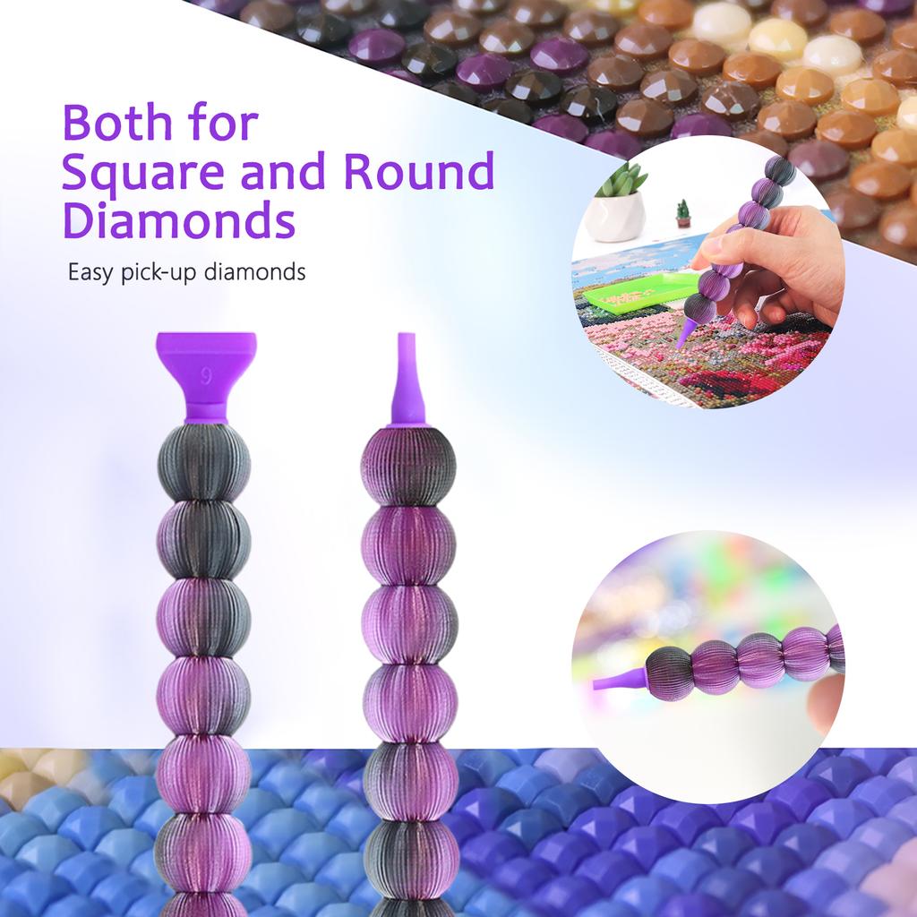 Diamond Painting Art Drill Bead Dot Pen Kit with Various Tips Diamond Painting Tools for DIY Diamond Art