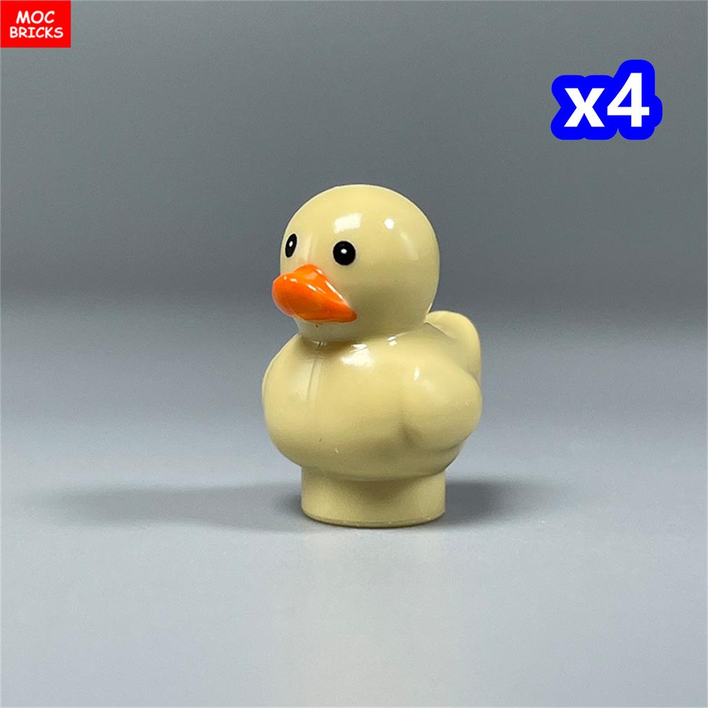 MOC Blocks Animal Duck Swan River Lake Farm Scene View Accessories DO IT YOURSELF Construction Bricks Playthings ideal for Kids Gifts