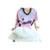 Puma Logo Color Block V-Neck Short Sleeve Soccer Shirt Unisex tops 950412-04