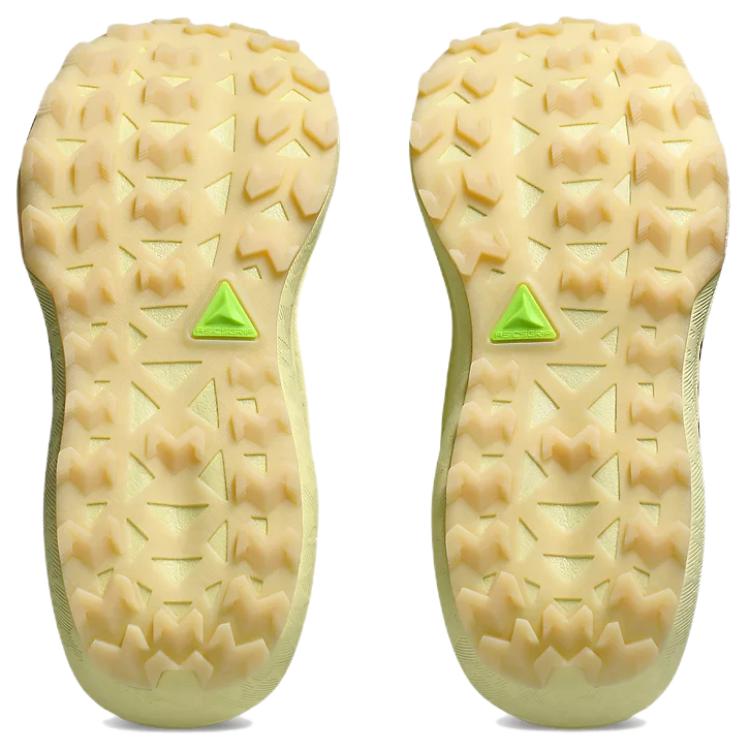 Asics TRABUCO Max 4 Abrasion Resistant Breathable Low Top Trail Running Shoes Men's Yellow Green Sneakers 1011B976-750