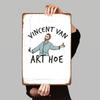 Vincent Van Gogh Art Hoe Metal Wall Decor Funny Artist Portrait Iron Painting for Home Office Decoration