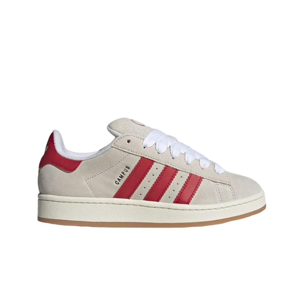 (w) Adidas Campus 00s Crystal White Better Scarlet