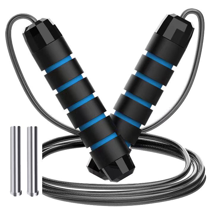 Fitness Steel Wire Weighted Skipping Rope for Speed & Training