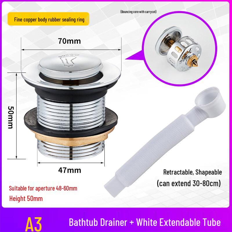 TLXT Bathtub Drainer Kit
