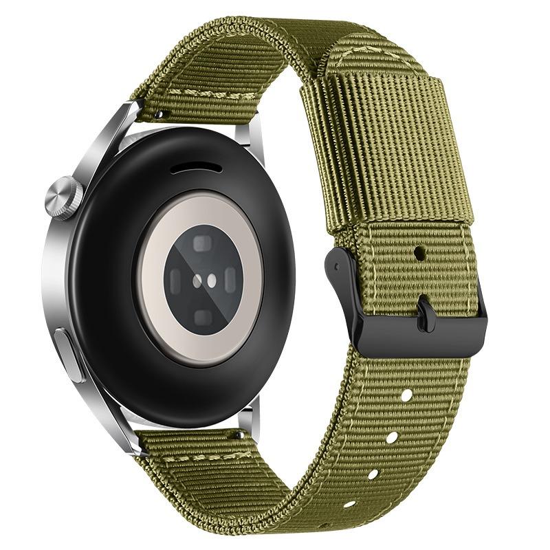 

17мм 19мм 20мм тканинний нейлоновий ремінець для годинника SWATCH Браслет Заміна браслета Жіночий чоловічий годинник Спортивний годинник Аксесуари Ремінець 20mm чорний/зелений