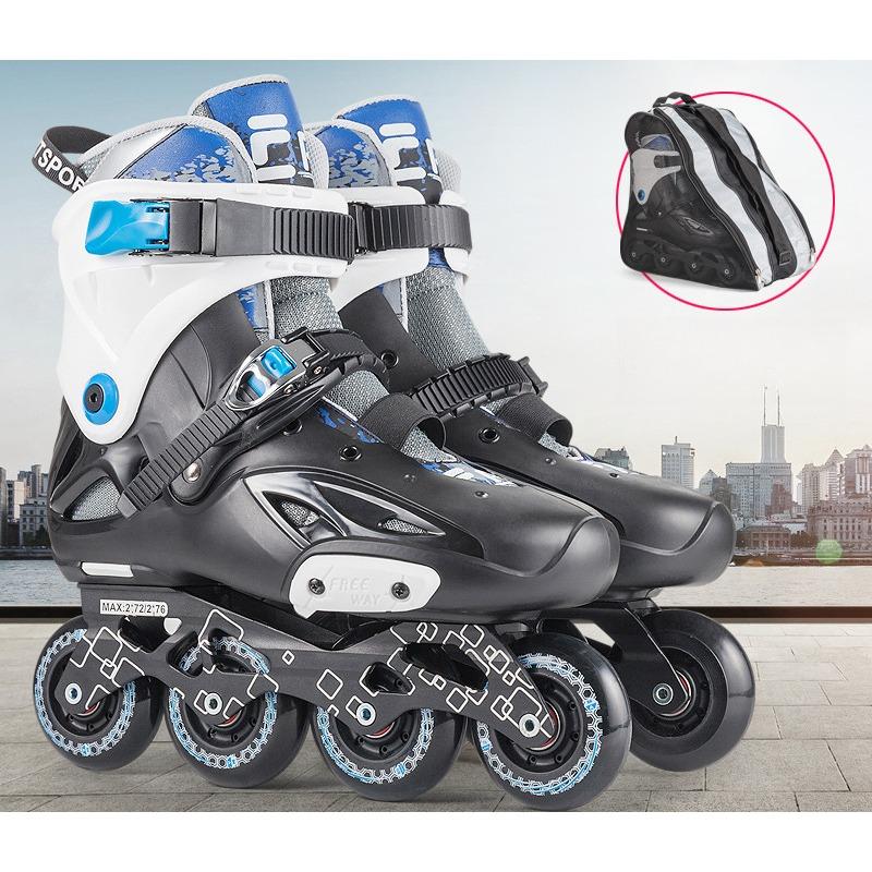 Dětské Pánské a Dámské Nastavitelné Kolečkové Brusle Kolečka v Řadě Kolečkové Brusle pro Dospělé Začátečníky