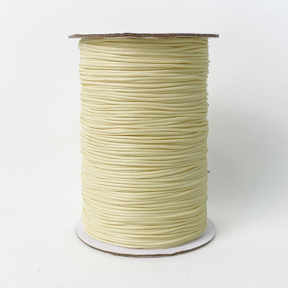 1mm Korean Waxed Rope: Jewelry & Pendant Necklace/Braided Bracelet with PU Leather