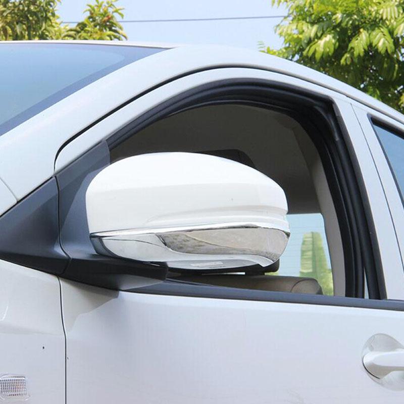 2pcs for Honda Freed 2017 2018   Accessories ABS Chrome/Carbon Car Side Door Rearview Turning Mirror Strip Cover Trim
