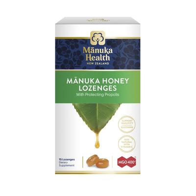 Manuka Health Nový Zéland Manuka Honey Propolis MGO 400+ Vitamin C Pastilky, 15 kusů, 1 kus