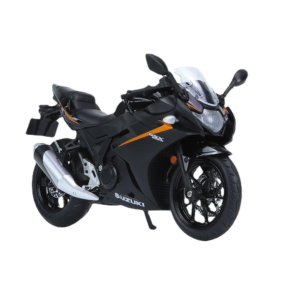 1/12 Suzuki GSX250R Alloy Die Cast Motorcycle Model Toy Vehicle Collection Sound and Light Off Road Autocycle Toys Car