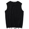 Men's Solid Color Round Neck Sleeveless Sports Vest
