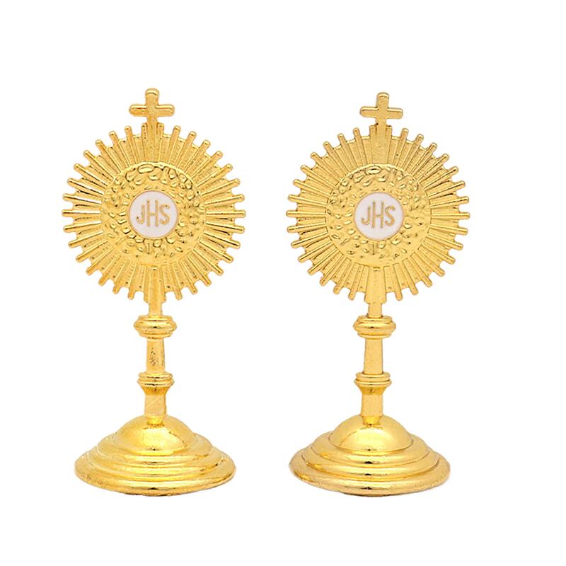 1Pc Catholic Christian Cross Jesus Figurine Communion Prayer Statue For Home Table Decoration Cross Figurine Religion Gift