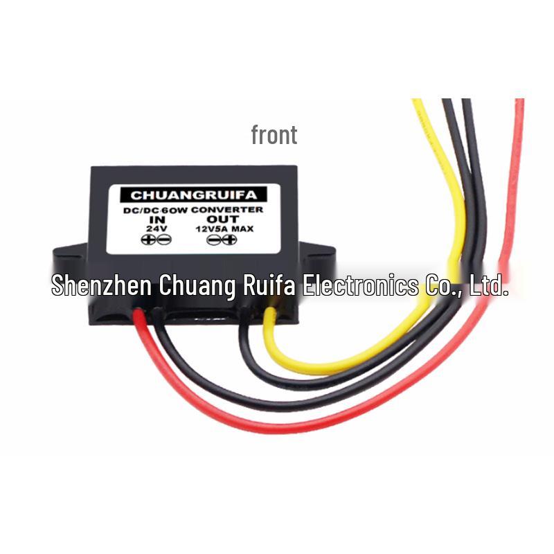 24V to 12V 5A 60W DC-DC Car Power Converter Module CHUANGRUIFA