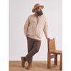 Men's High-Grade Wool Zipper Cardigan - Solid Color Knitted Sweater for Spring, Autumn, and Winter.