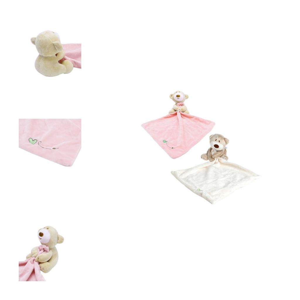 Baby Kinderen Comfort Zacht Knuffeldeken Teddybeer Pluche Gevuld Wasbaar Glad Speelgoed Voor Gezellige Knuffels En Zachte Knuffels