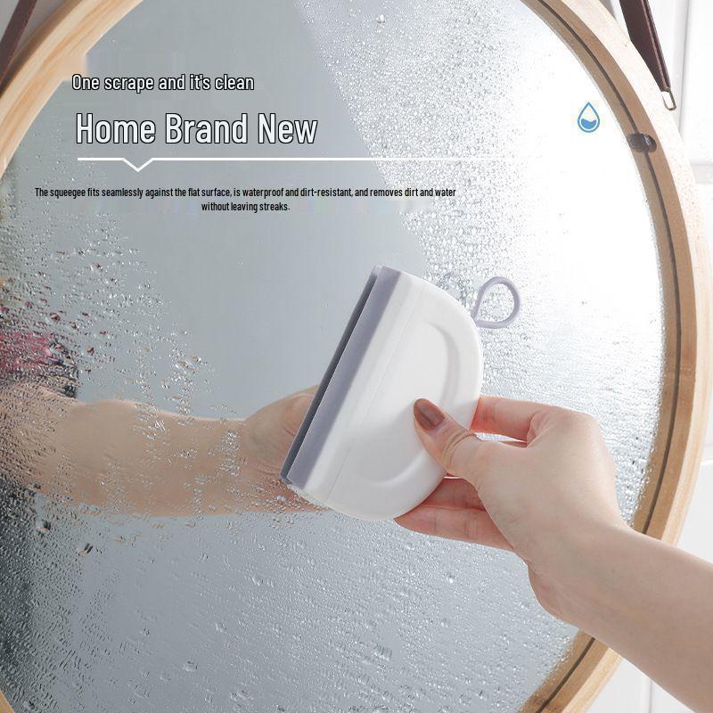 Silicone Mini Glass & Countertop Wiper for Bathroom Sink Cleaning