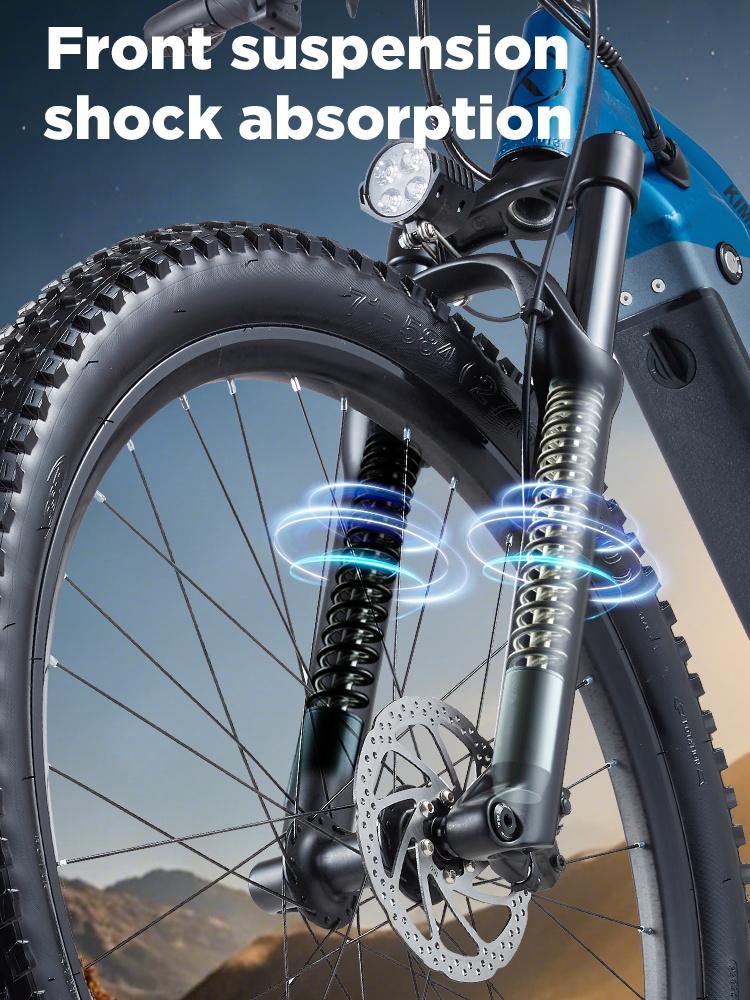 KIMDYMA K01 1000W Torque Sensor Electric Bike - Fat Tire Ebike with 48V20Ah Battery, Throttle, 50km/h Top Speed