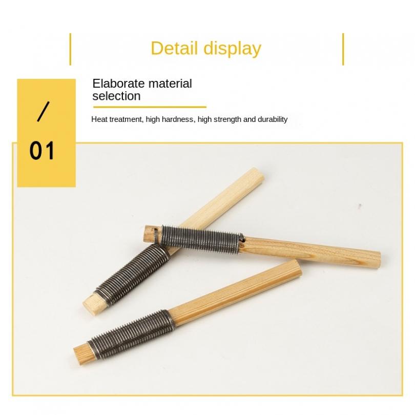 Coarse Tooth Hand File, Rough Trimming Tool for Woodworking Carving and Surface Finishing