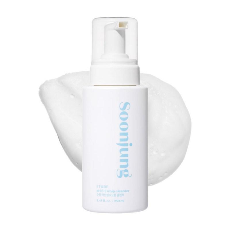 Etude House Soonjung Mild Acidic 6.5 Whip Cleanser, 250ml, 1 Pcs