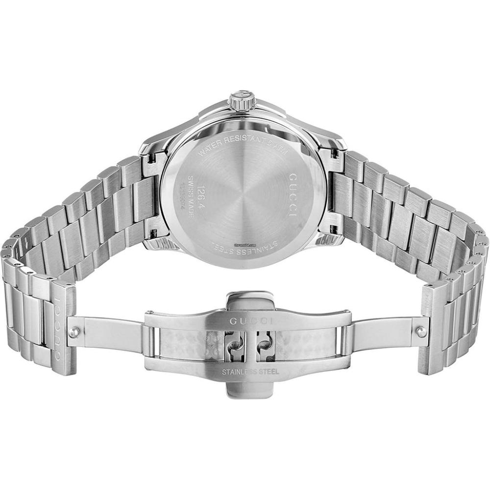 Gucci Orologio unisex con quadrante grigio G-Timeless YA126441