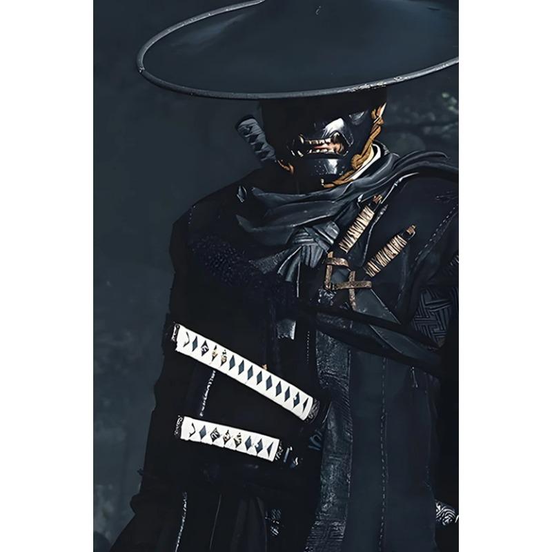 Japan Samurai Warrior Bushido Sword Art Retro Posters Canvas Painting Wall Decor Prints Picture for Living Room Home Decoration